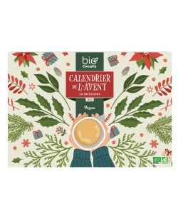 Calendrier de l'avent 2024 BIO, 24 sachets